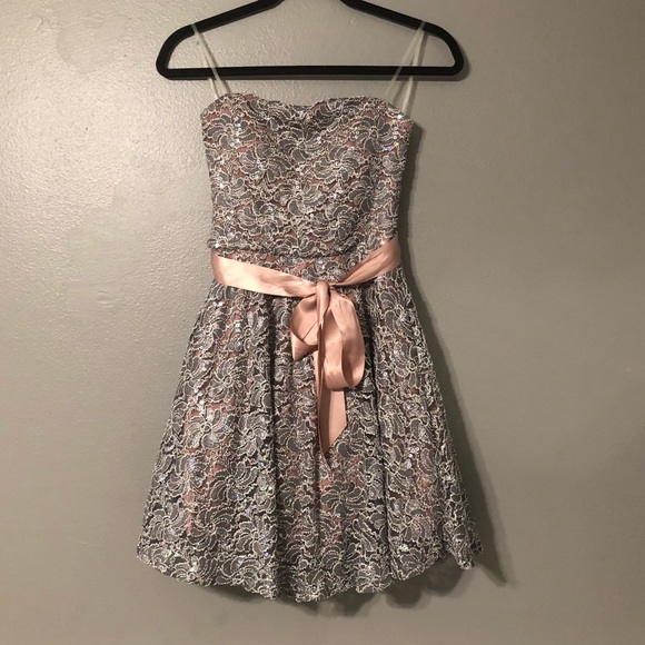 dELiA*s Dresses & Skirts - dELiA*s- strapless sequin dress size 3-4 NWT!!!
